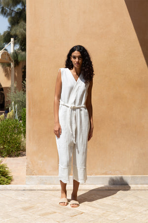 Open image in slideshow, Cotton Muslin — Jumpsuit

