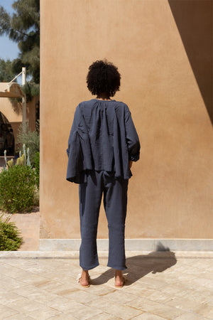 Cotton Muslin — Lounge Pants Set