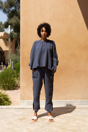 Cotton Muslin — Lounge Pants Set
