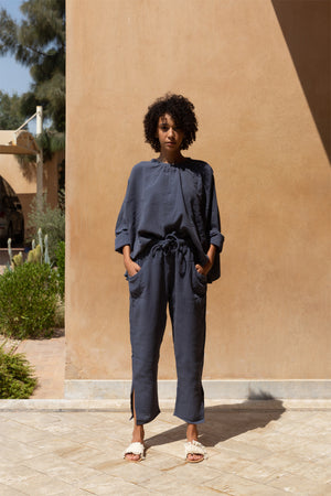 Cotton Muslin — Lounge Pants Set